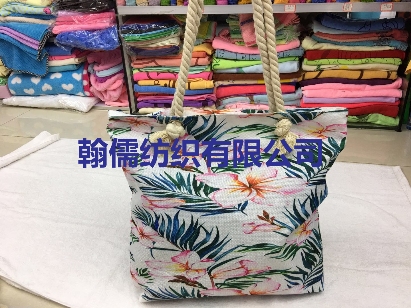 Factory direct sales of portable outdoor beach bath towels and travel canvas tote bags Specification image