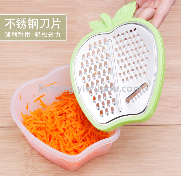 مقطع يدوي متعدد الوظائف من الفولاذ غير القابل للصدأ، مقطع للبطاطس، مبشرة الفجل Item Picture
