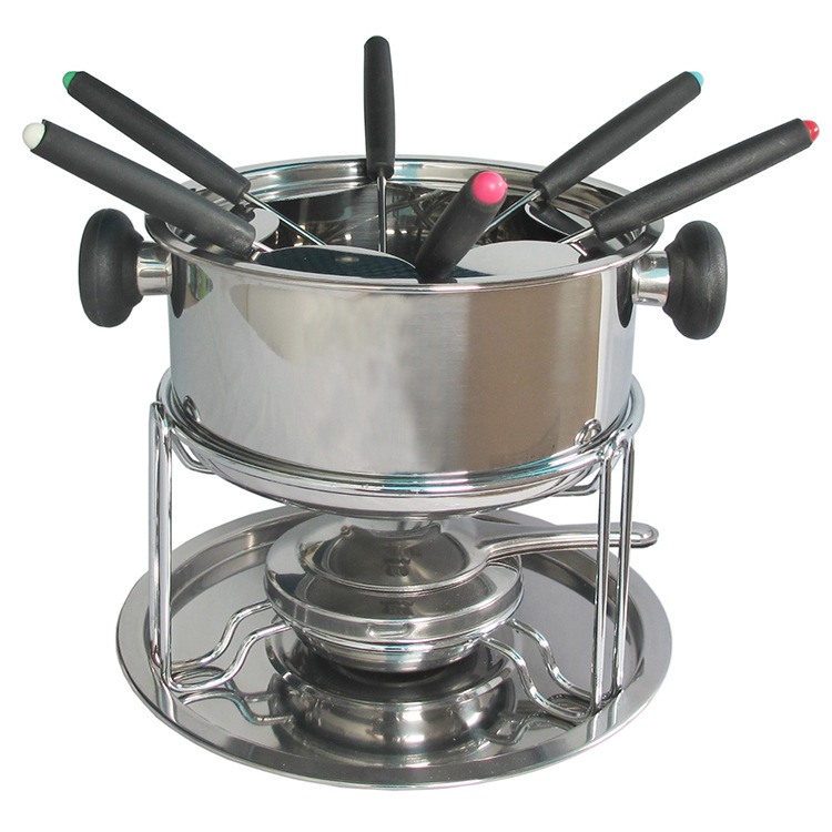 Chocolate fondue set, Cheese hot pot, baking, ice cream hot pot