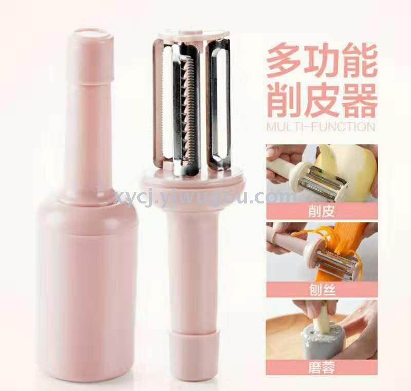 Wine bottle shape multi-functional peeler
