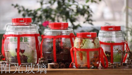 Glass bottle plum bottle beer barrel waxberry wine bar wine barrel