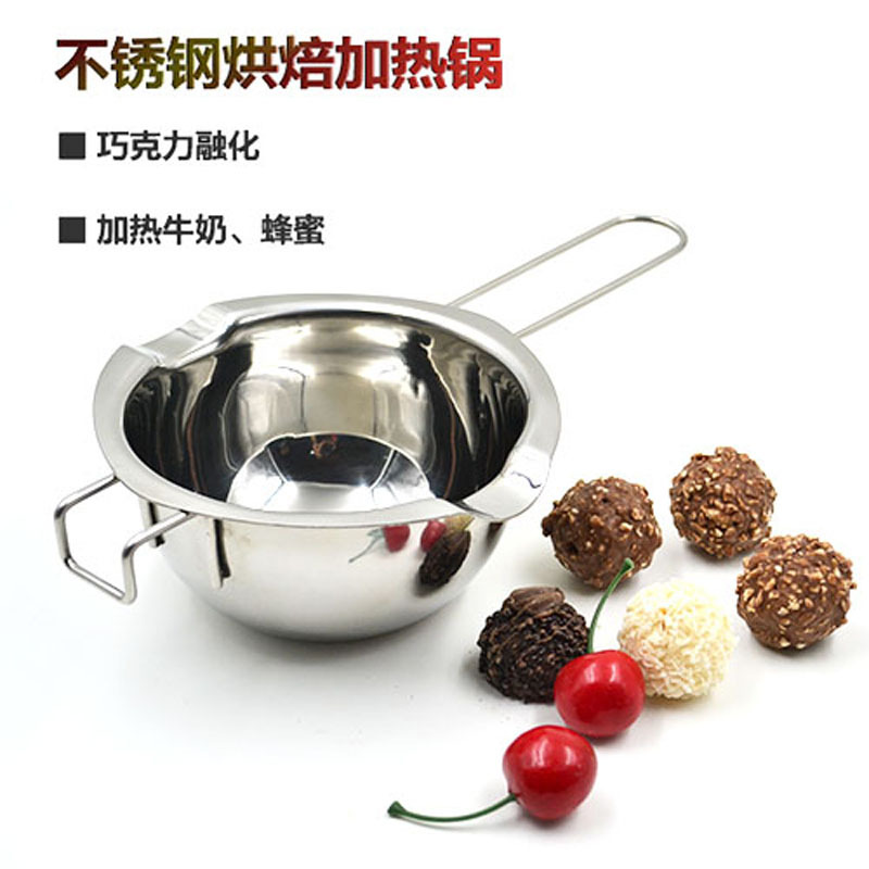 304 stainless steel chocolate melting pot baking tool, heating melting pot, heating melting bowl, heating pot and bowl