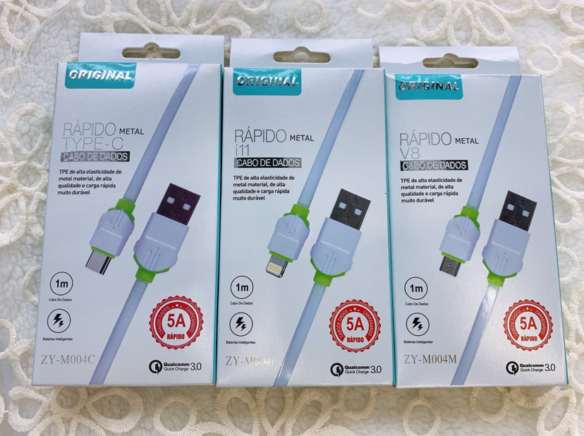 1m长数据线 安卓 华为 小米 苹果通用快速充电 数据线