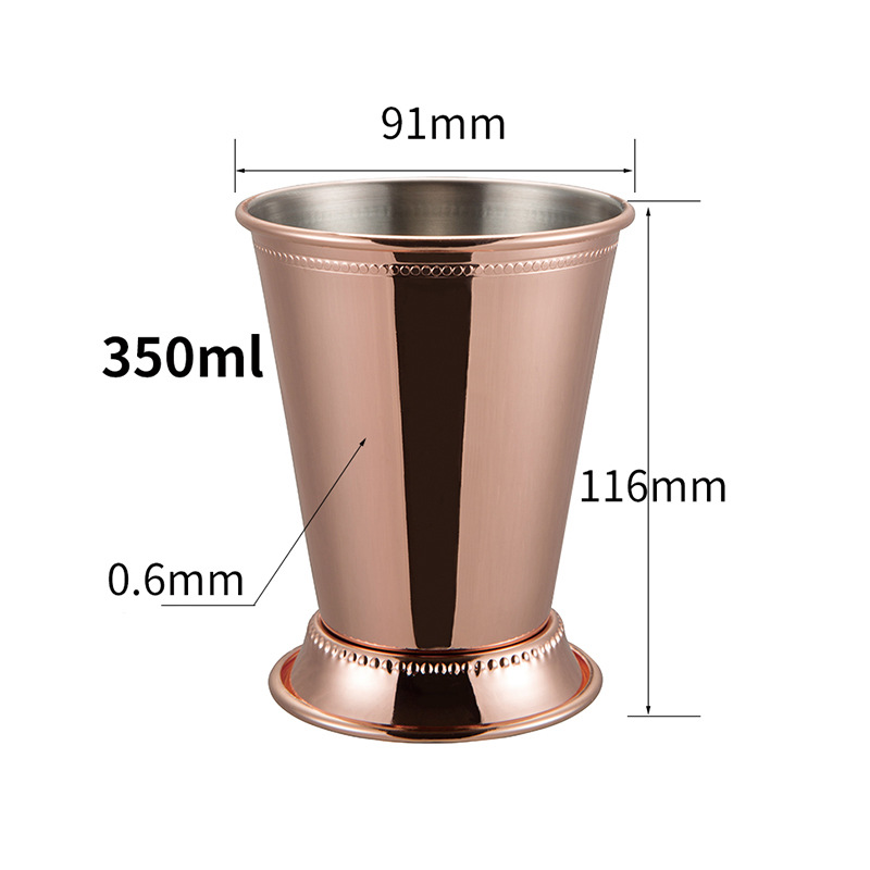 Peppermint Lippo cup 304 European Standard Bead Cup Mojito Cocktail Cup Item Picture