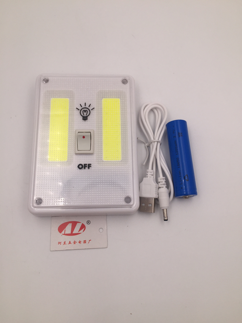 Wardrobe light Work light Switch light Stair light with 18650 rechargeable battery switch light