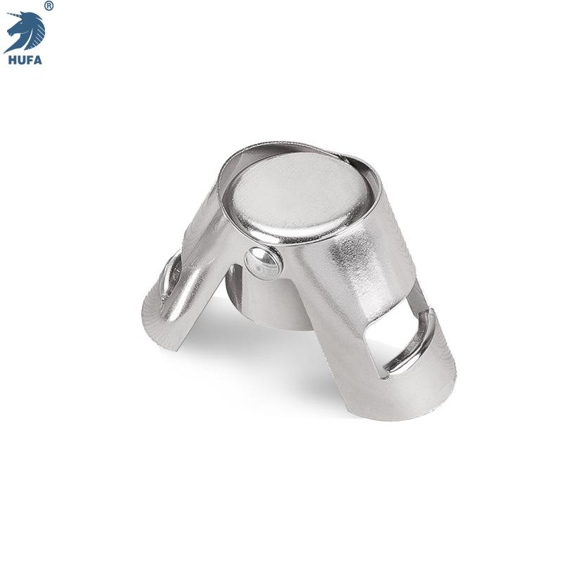 Stainless steel wine bottle plug silica gel Pressure-type champagne bottle plug Wine Bottle plug Specification image