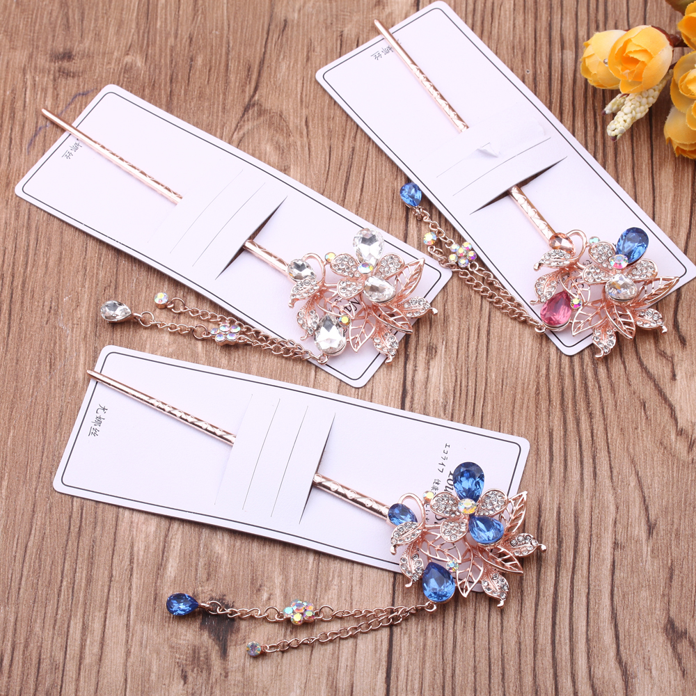 10-yuan boutique: Hanfu hairpins, updo hair, ancient-style headwear, versatile ancient-style children's dance and dance steps details Picture