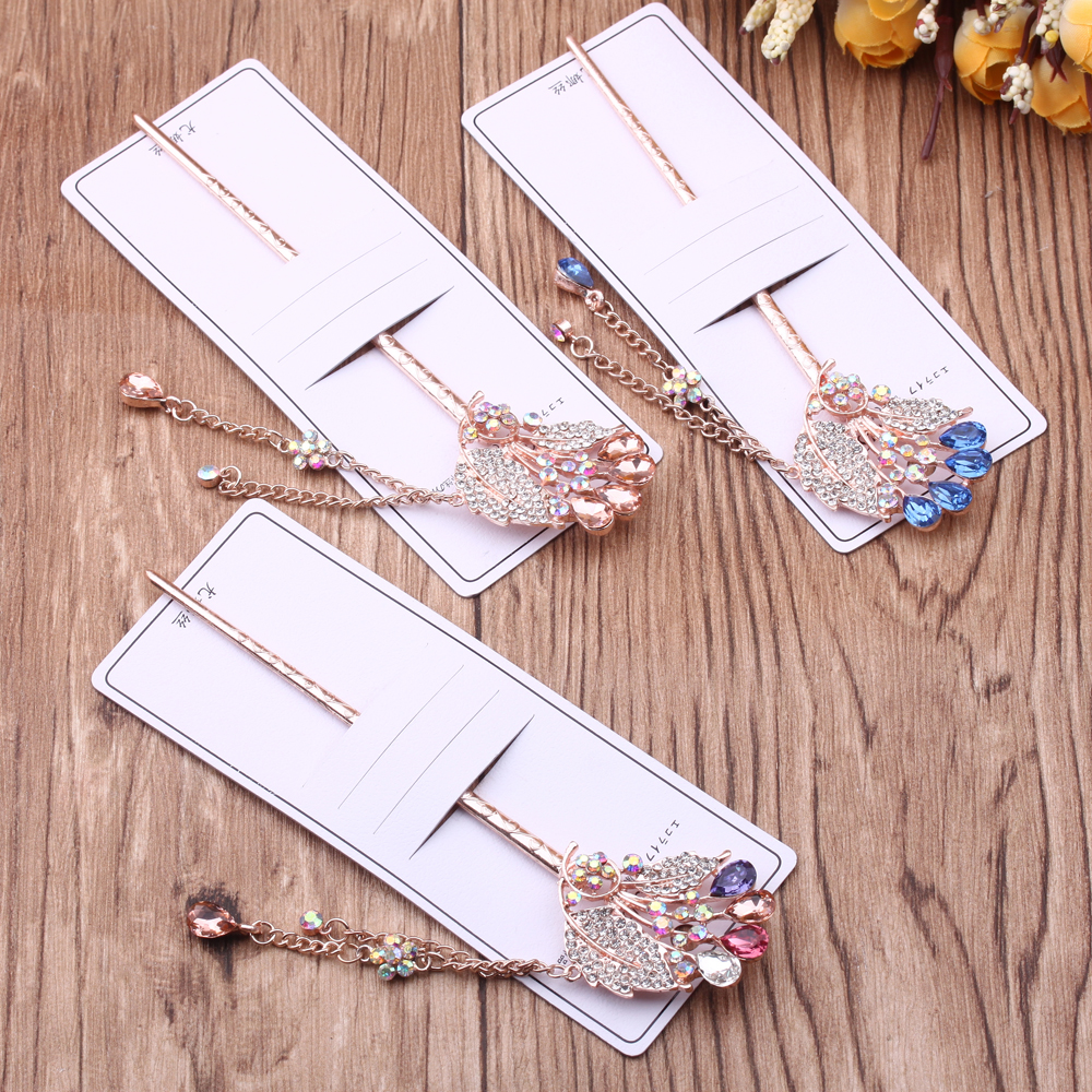 10-yuan boutique: Hanfu hairpins, updo hair, ancient-style headwear, versatile ancient-style children's dance and dance steps Specification image
