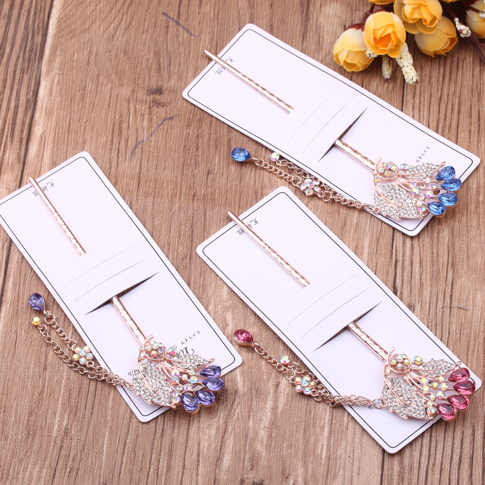 10-yuan boutique: Hanfu hairpins, updo hair, ancient-style headwear, versatile ancient-style children's dance and dance steps Item Picture