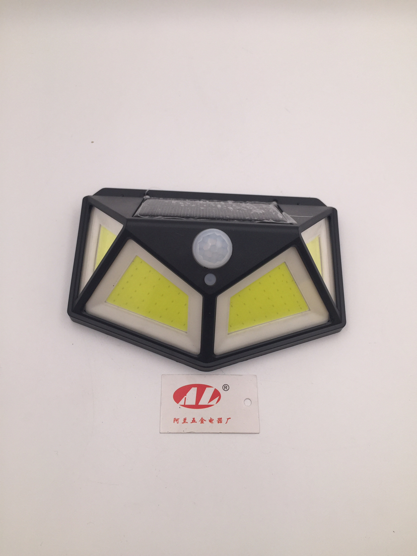 Human body sensor light outdoor light solar charging light festival environmental protection light 100 lamp beads