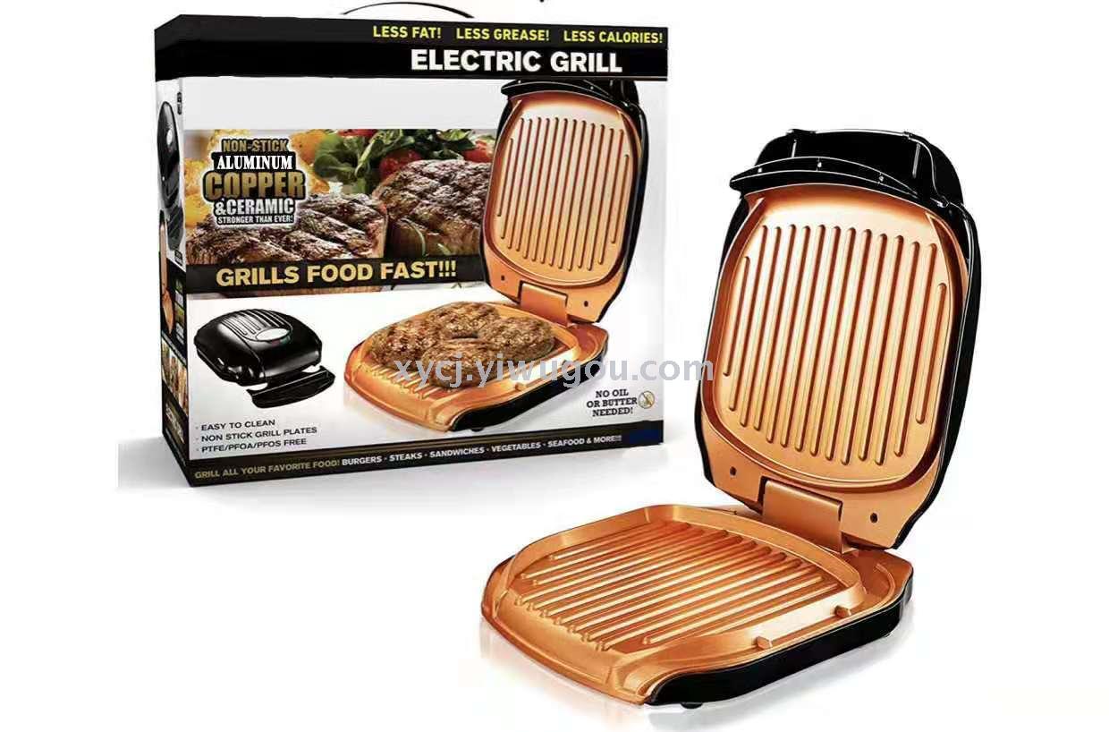 TV new multi-functional double-sided grill grill machine Hamburger machine electric baking pan electric baking pan