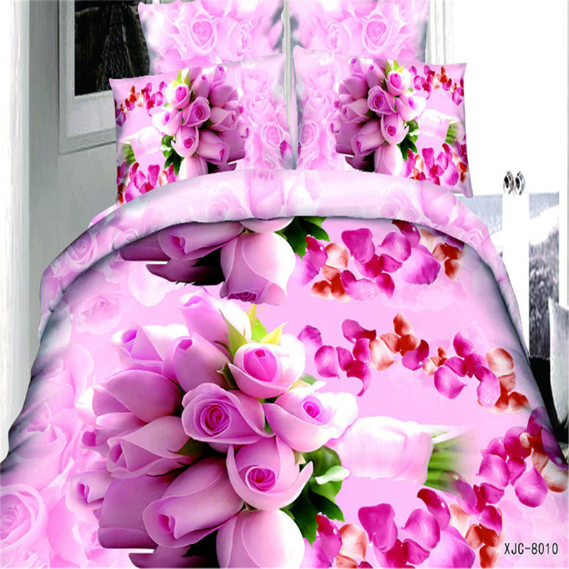 Active Wool Large Edition 3D Four-Piece Set Of Foreign Trade Printed Bedding Cross-Border Wholesale details Picture