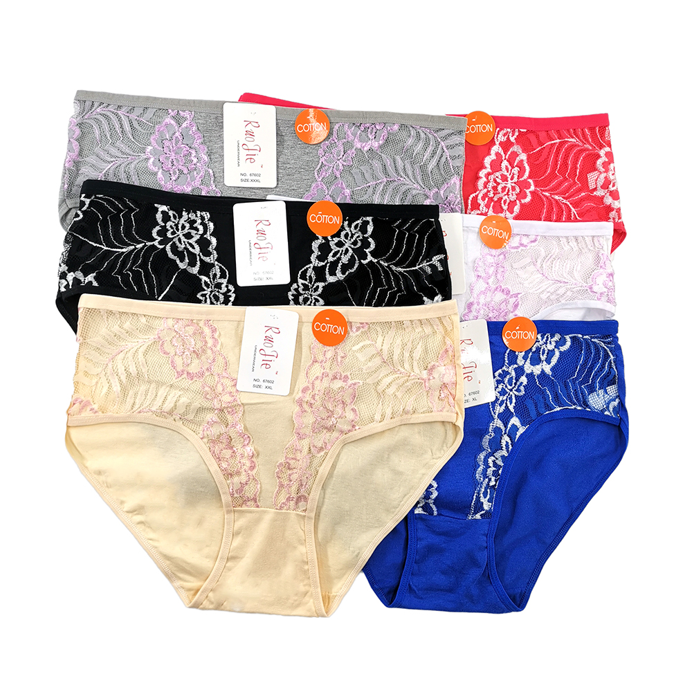Hot large-sized multi-size women's underwear Yiwu spot foreign trade out of South America Bolivia mommy pants Item Picture