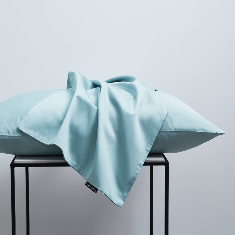 Solid color 60s long-staple cotton four-piece set, all-cotton solid color pure cotton brocade pillowcase, quilt cover, bed sheet and bed hat factory direct sales Application Scenario