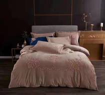 ywxuege crystal velvet exquisite towel embroidered 4 sets winter warm bedding rich tree soot bedding sheet quilt set 4 sets
