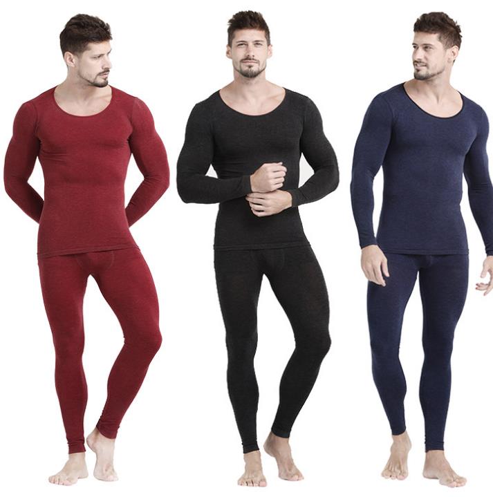 3-second extremely hot underwear set for men, 3-second instant hot two-piece set for winter thermal underwear wholesale details Picture