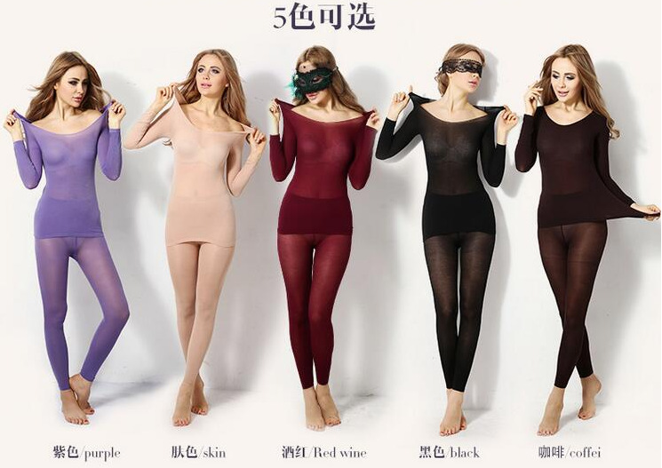 3-second extremely hot Women's Thermal set, zodiac year long Johns and long pants, women's thermal heating underwear, 37 degrees, 3-second constant temperature