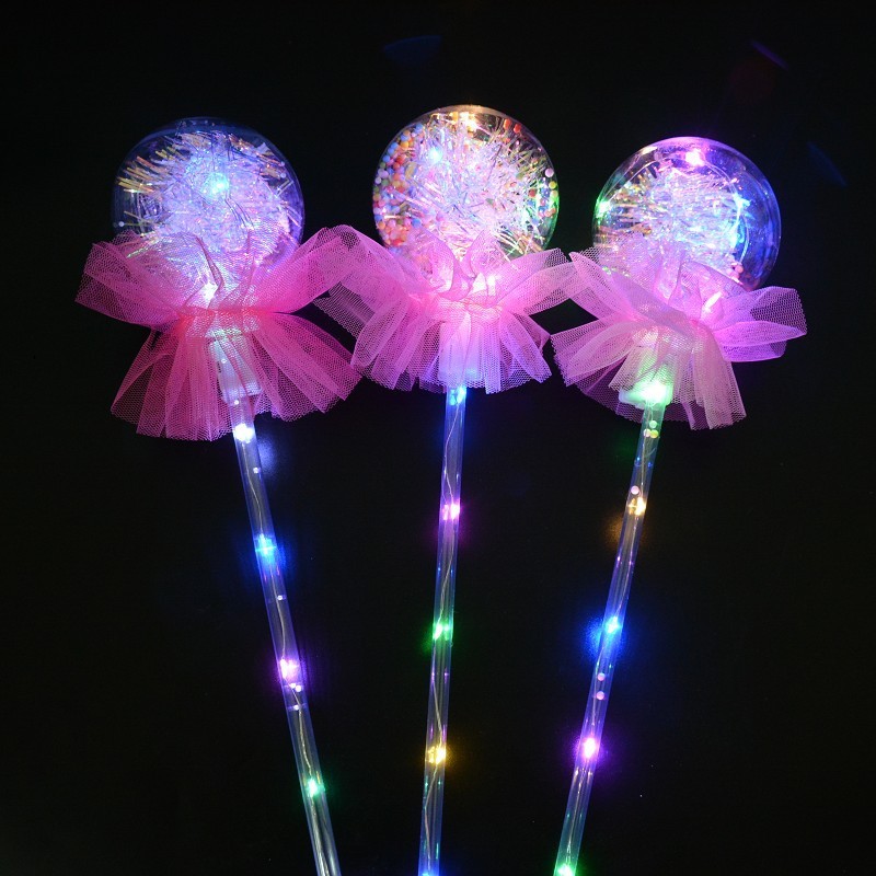 Starry Sky Ball cartoon magic Starry Sky Stick, new Fairy Bouncy Ball Flash Stick, children's luminous toys, street stall to attract customers Application Scenario