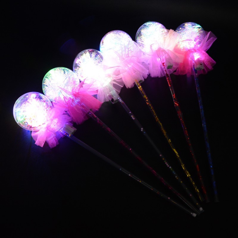 Starry Sky Ball cartoon magic Starry Sky Stick, new Fairy Bouncy Ball Flash Stick, children's luminous toys, street stall to attract customers details Picture