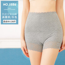 2019 new anti-slip midwaist safety pants women wear summer three-part pants, belly lift bottom shorts