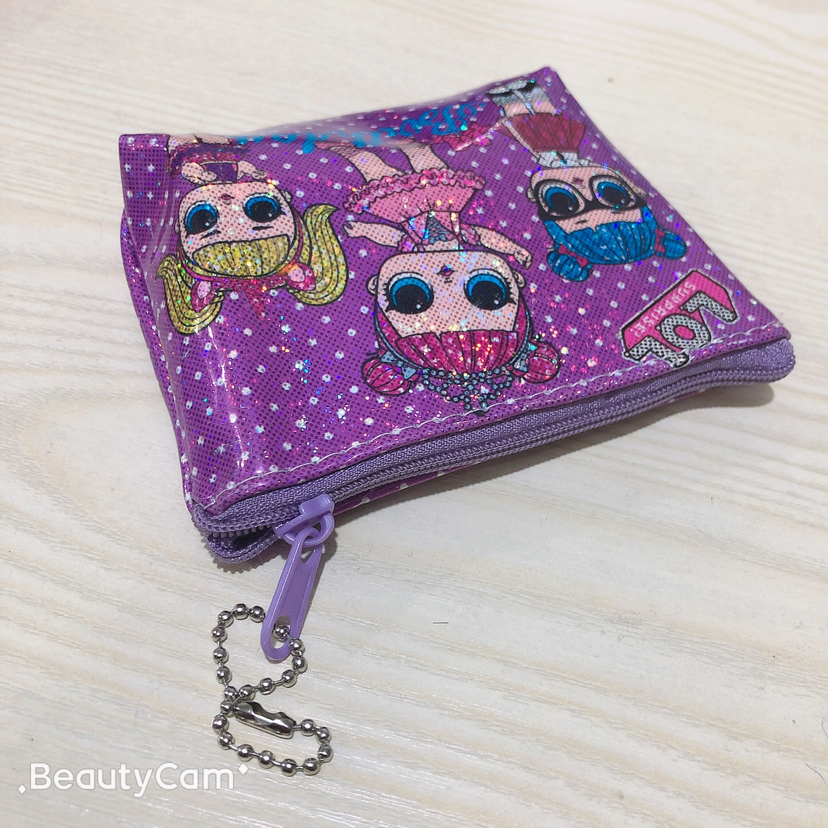 LOL coin purse, PVC coin purse, keychain, leather bag, surprise doll coin purse Item Picture
