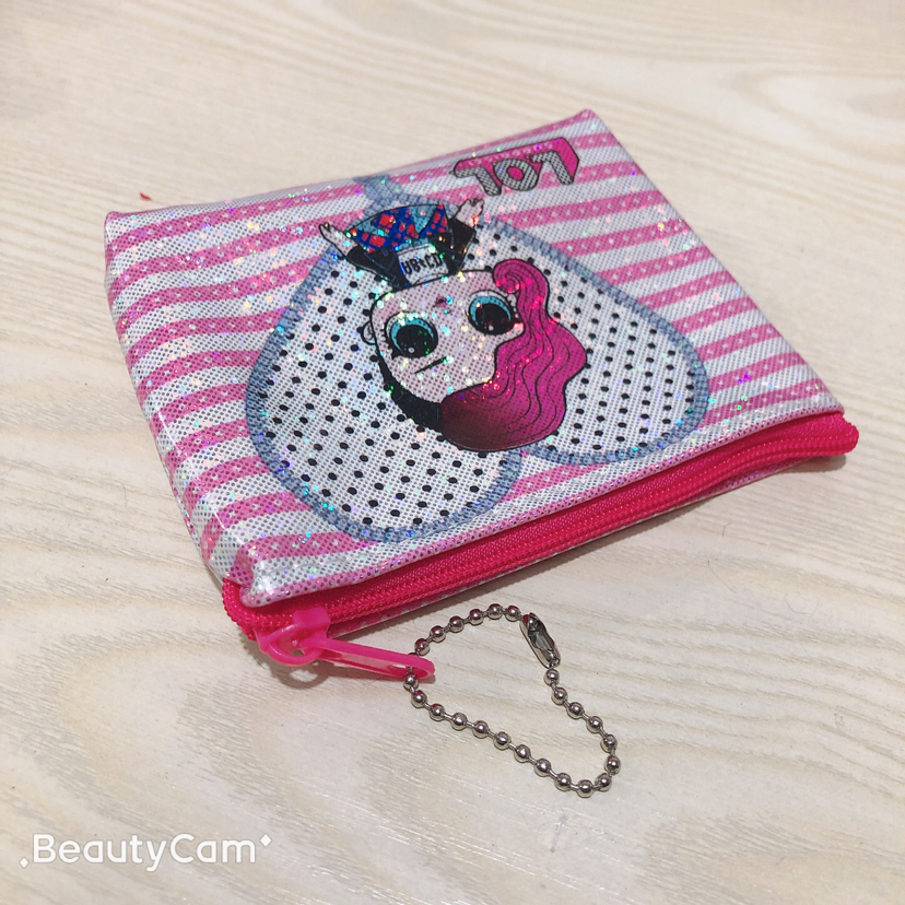 LOL coin purse, PVC coin purse, keychain, leather bag, surprise doll coin purse Specification drawing