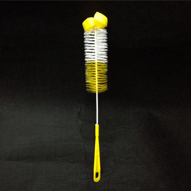 Multi-purpose long handle sponge head baby bottle brush 40 cm long clean bottle brush factory direct wholesale RS-3674 thumbnail