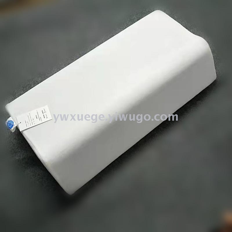 Neck protection pillow, aviation sponge pillow, slow rebound memory pillow, soft and breathable pillow, wavy arc massage pillow Specification image