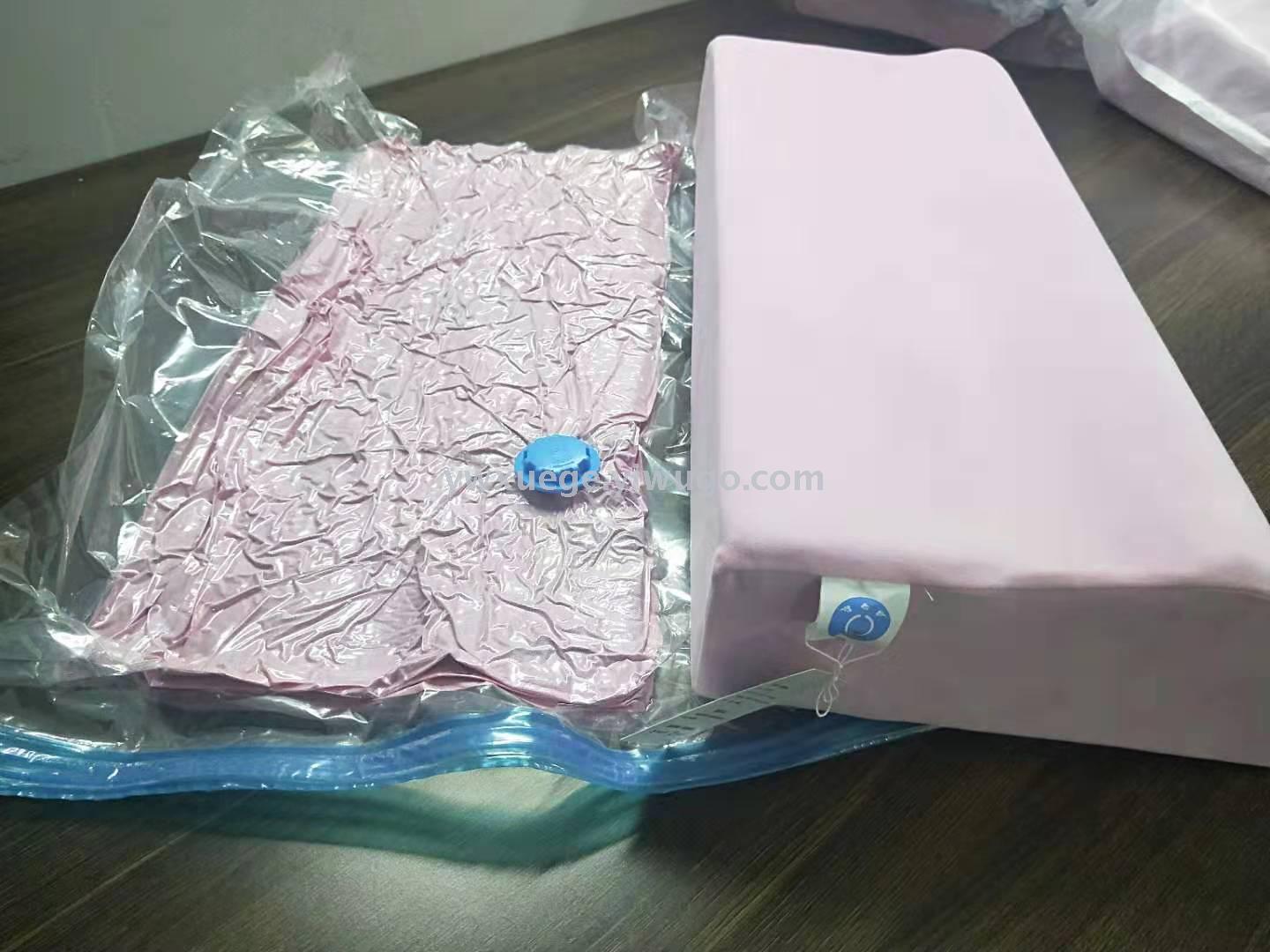 Neck protection pillow, aviation sponge pillow, slow rebound memory pillow, soft and breathable pillow, wavy arc massage pillow Specification image