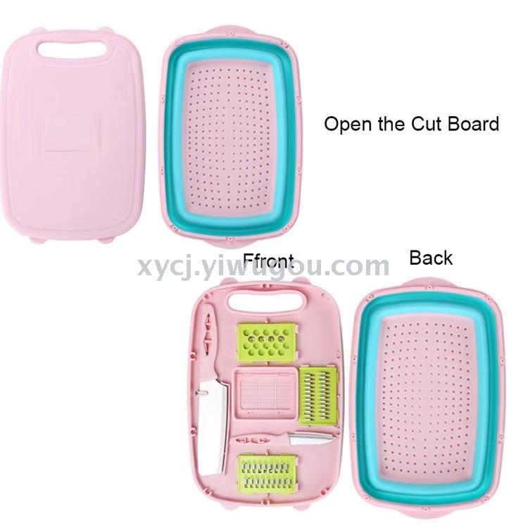 A 9-piece multi-functional cutting board details Picture
