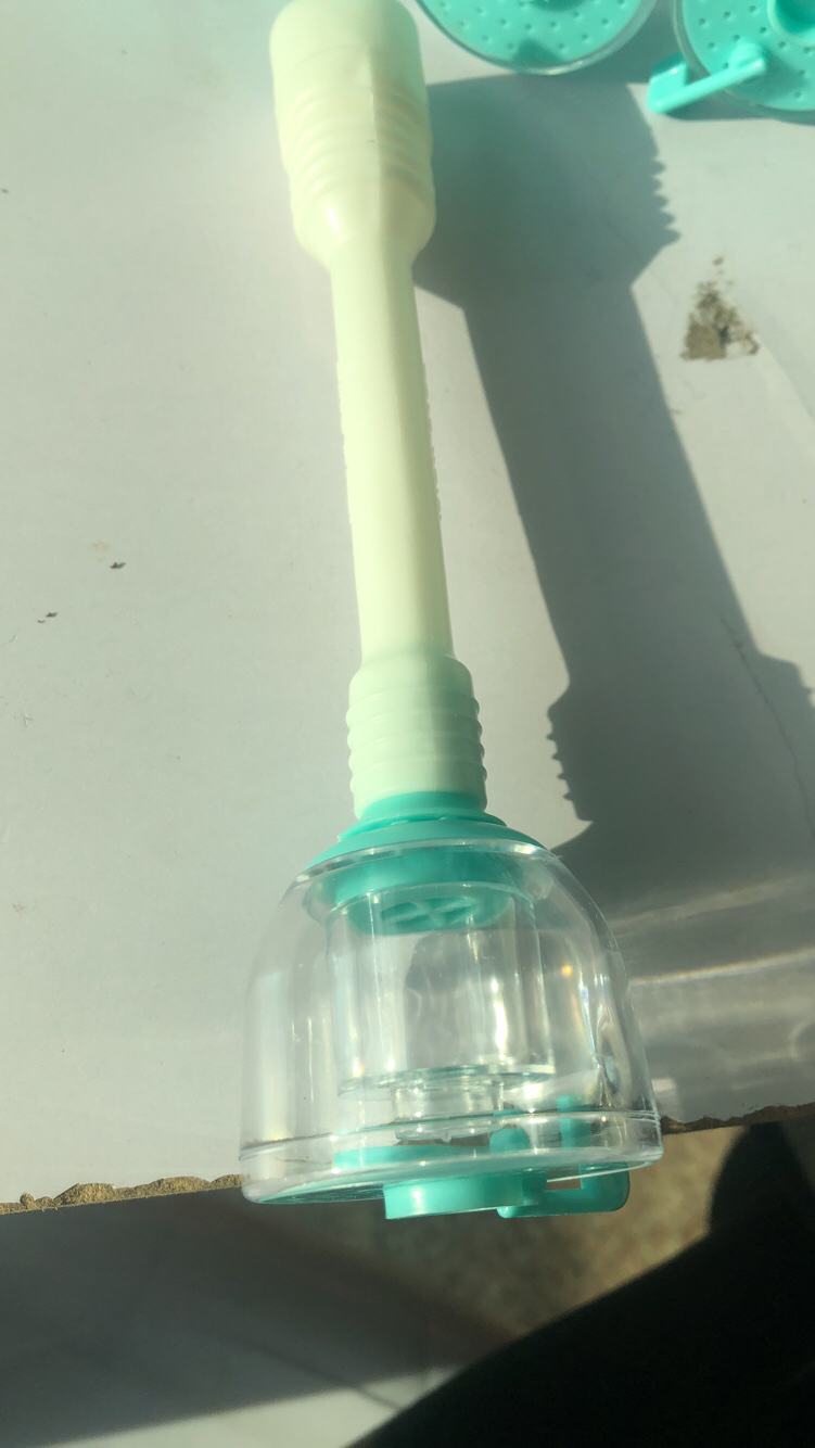 The popular online bestseller has upgraded to the 3rd generation splash-proof faucet filter showerhead Item Picture