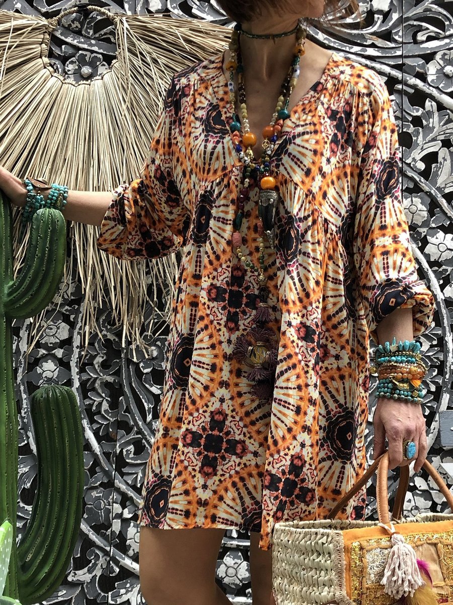 New ethnic-style printed long dress from Amazon wish, plus-size cross-border women's dress Application Scenario