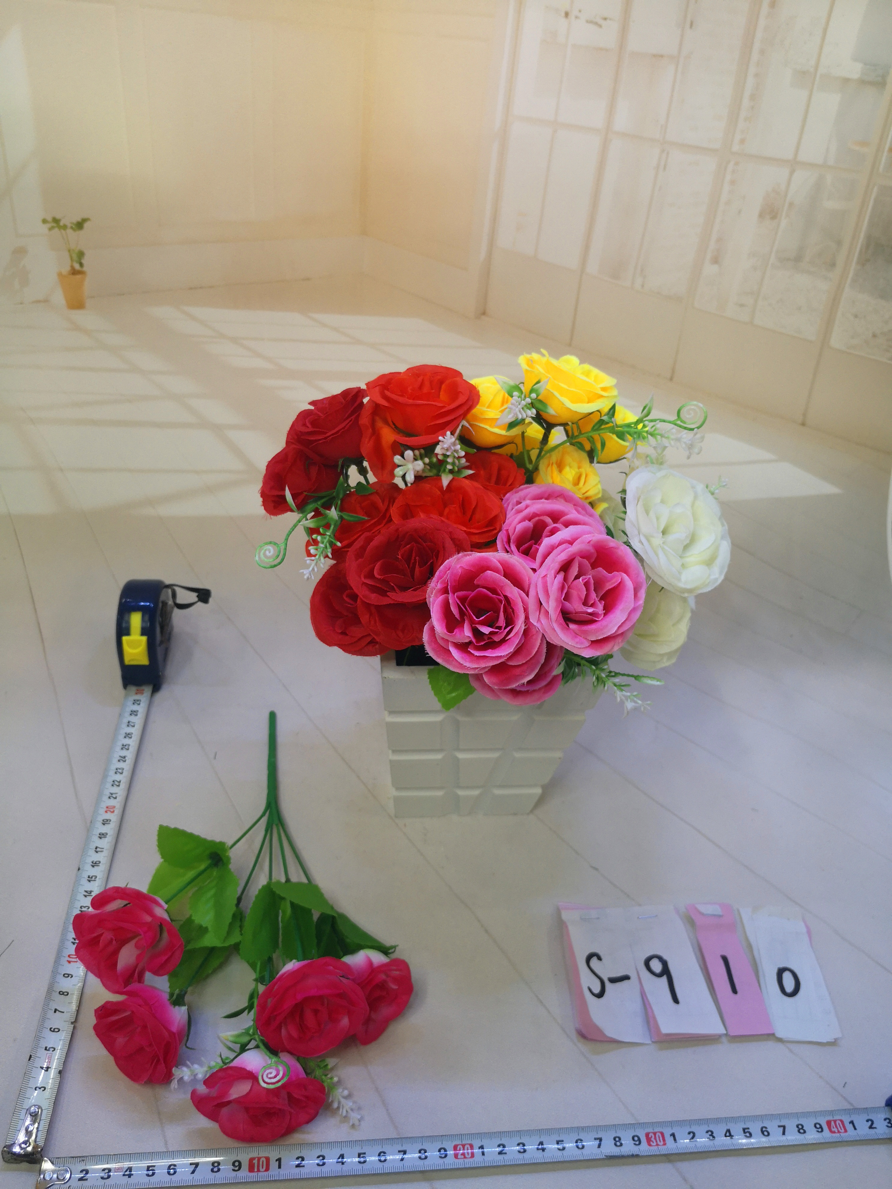 Factory direct sales of 5 small fragrant rose artificial flowers