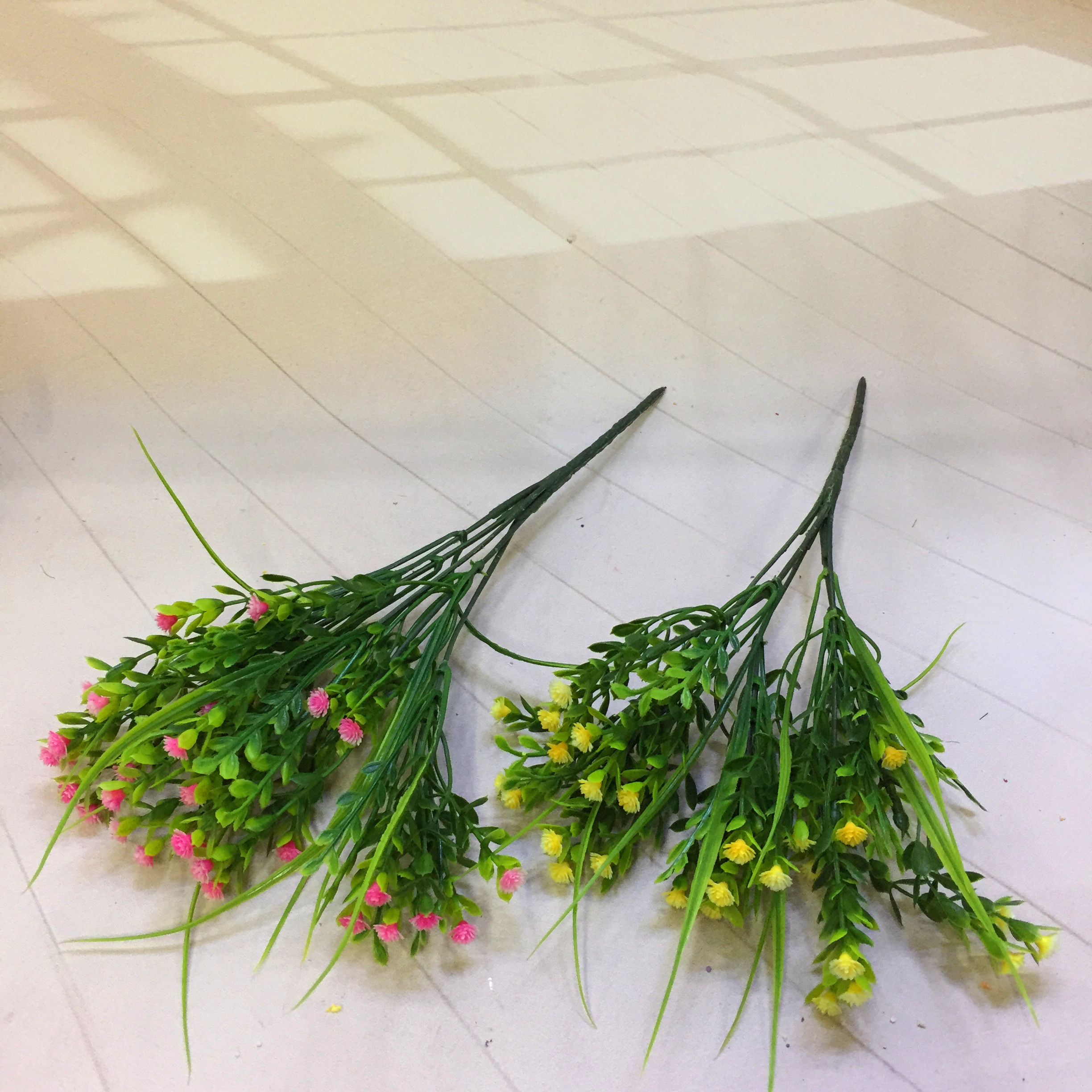 Factory direct sales of 5-head water plant asters artificial flowers Specification drawing