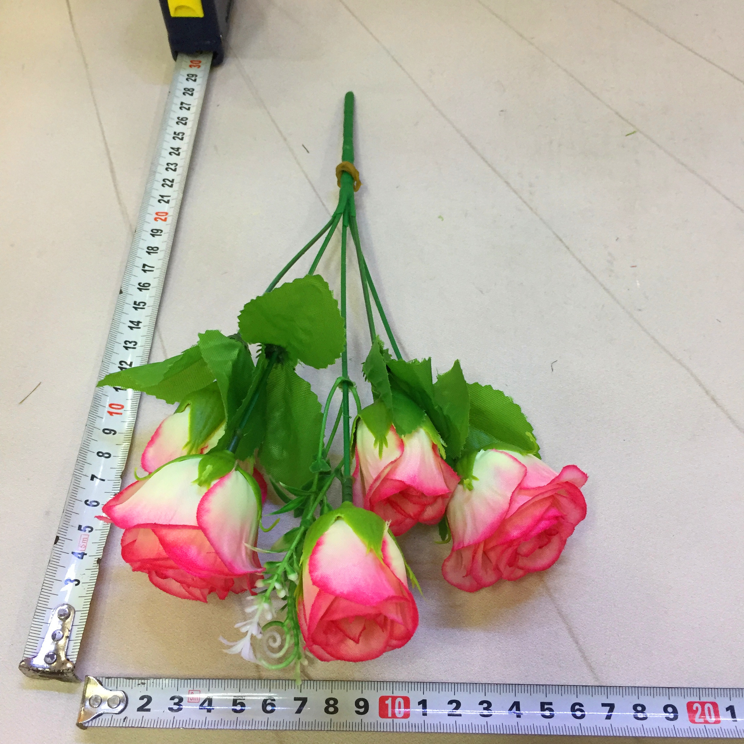 Factory direct sales of 5 artificial water hibiscus flowers Item Picture