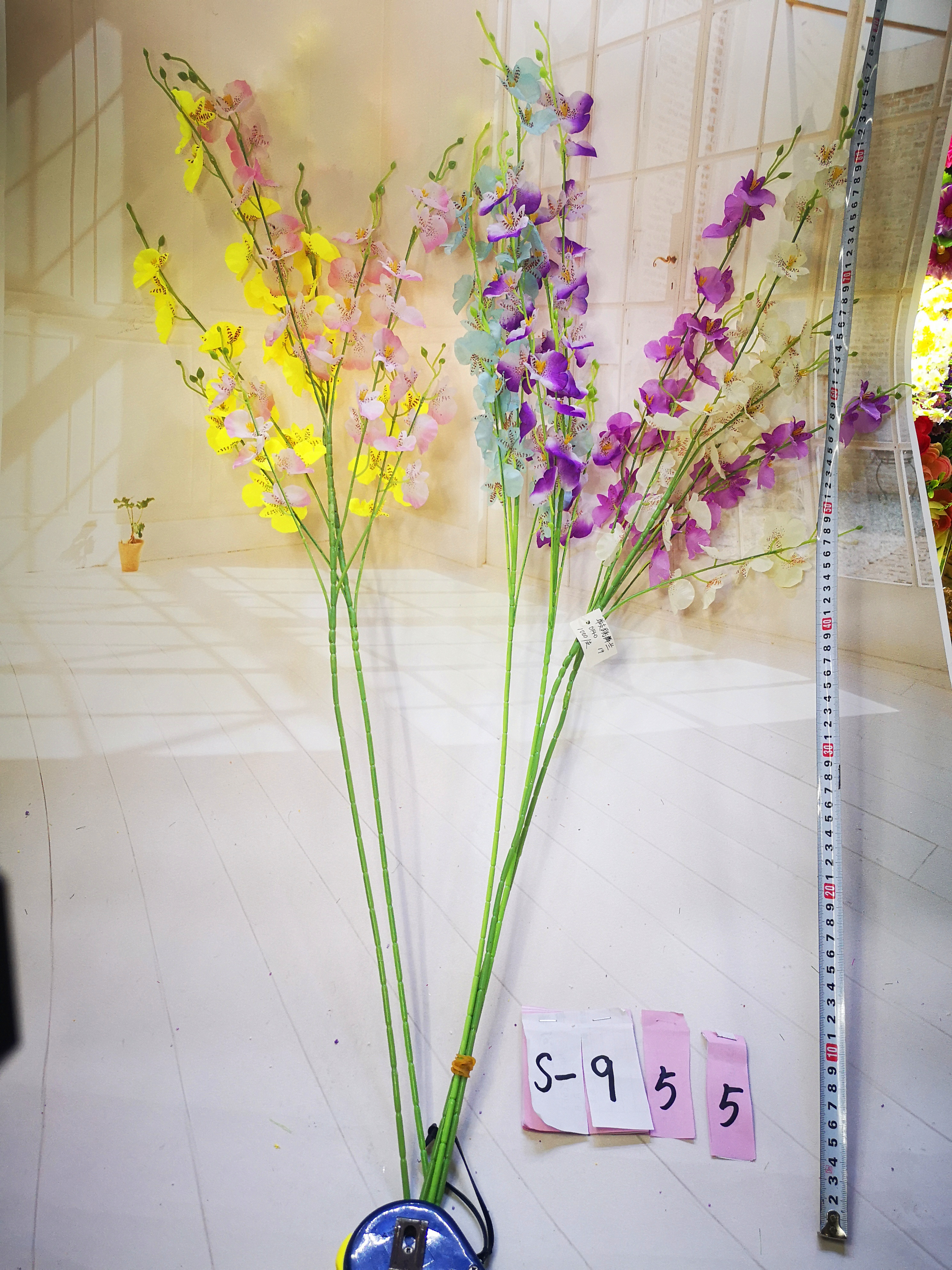 Factory direct sales of single dancing orchid artificial flowers full figure
