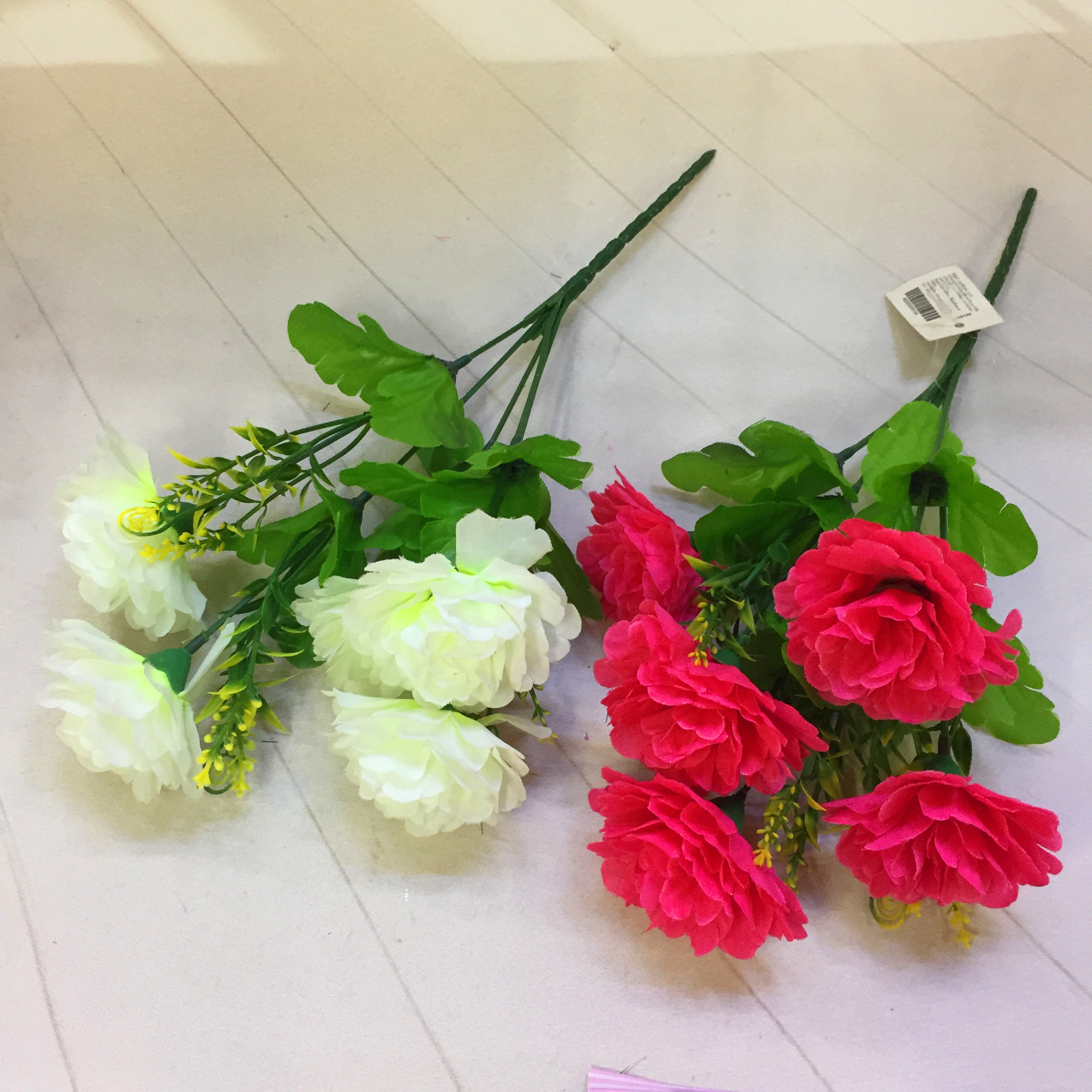 Factory direct sales of 5-head No. 6 peony artificial flowers Specification drawing