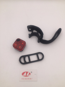 Bike lights Riding laser taillights Mountain bike LED warning lights with red light
