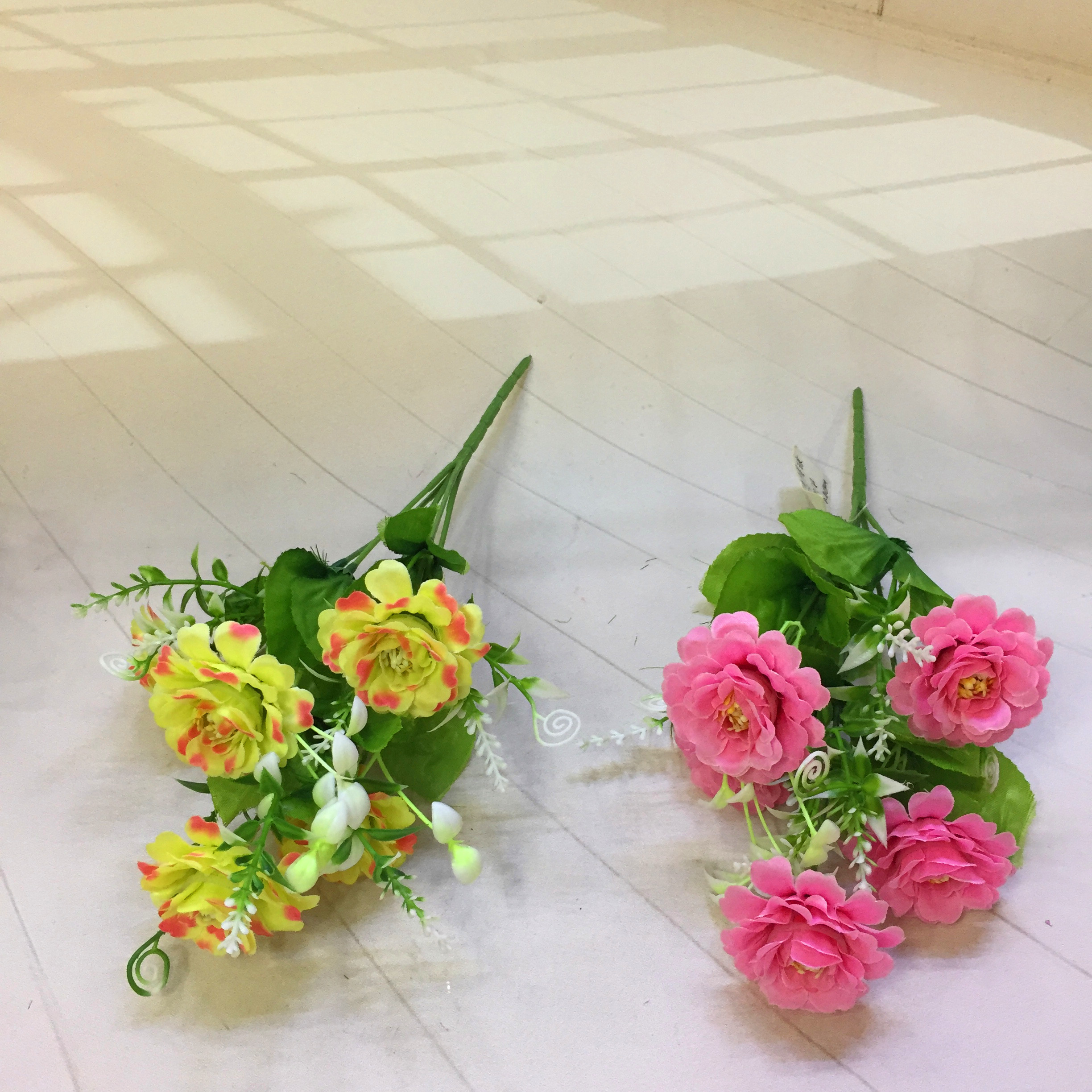 Factory direct sales of 5 matte mille-feuille artificial flowers details Picture