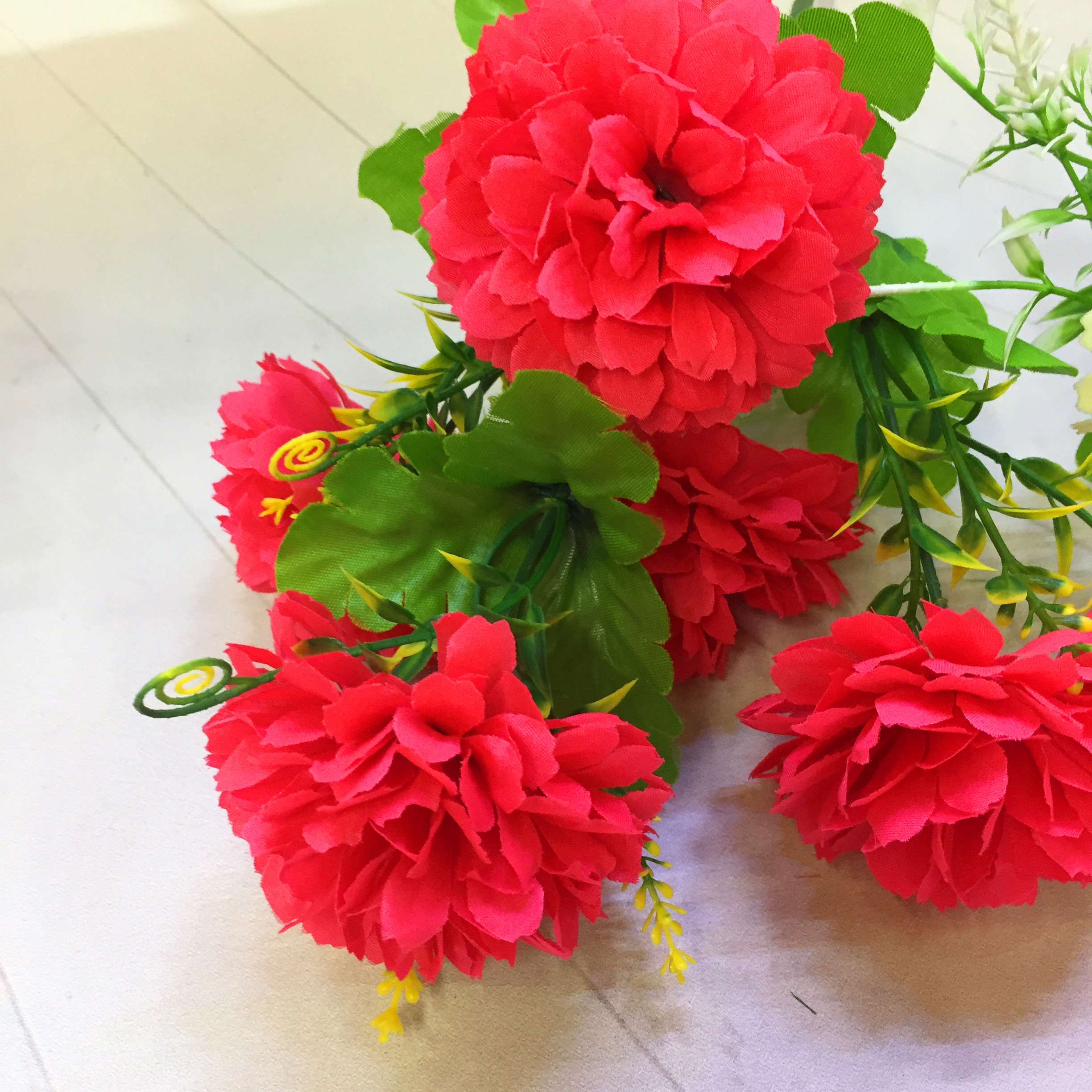 Factory direct sales of 5 TC lilac artificial flowers details Picture