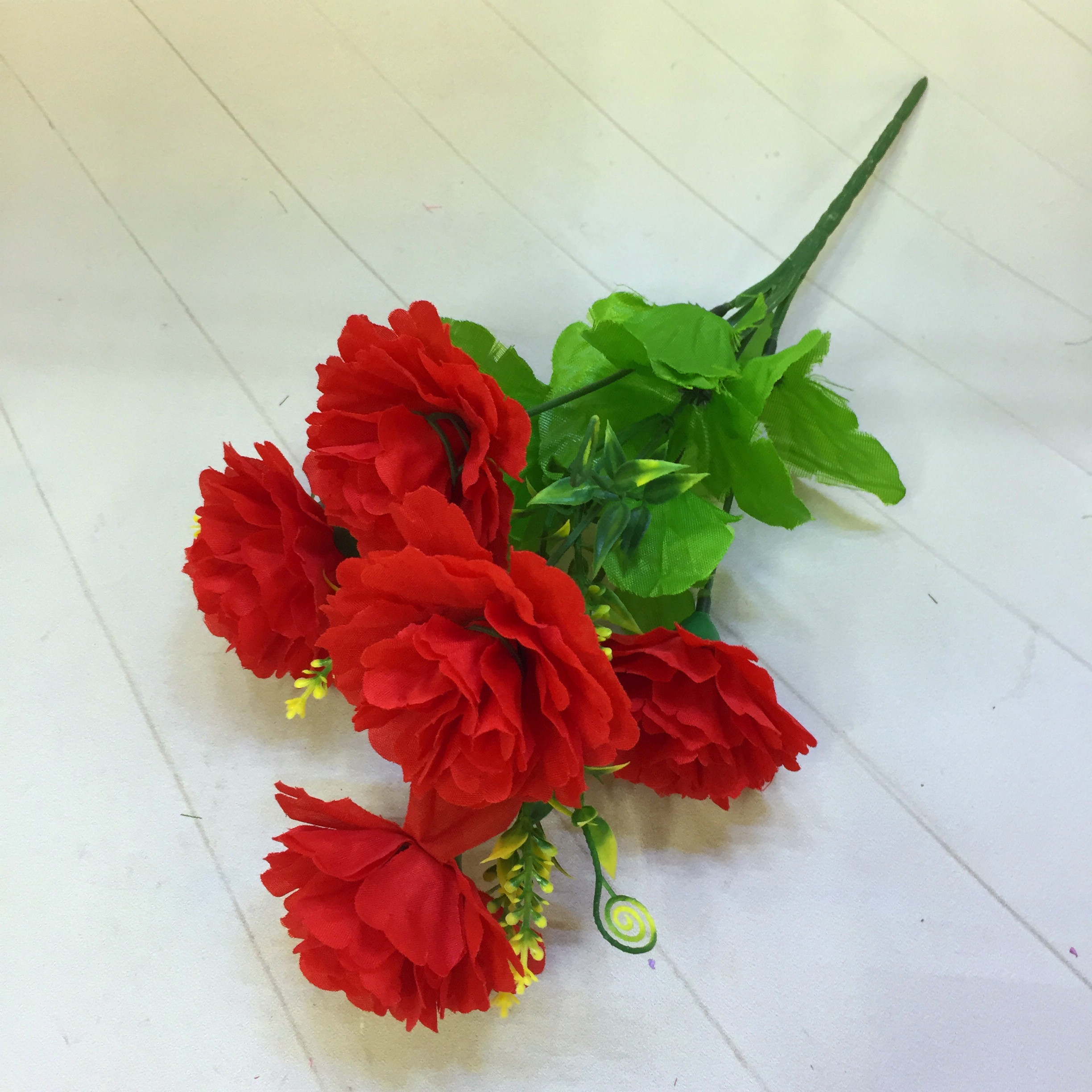 Factory direct sales of 5-head No. 6 peony artificial flowers details Picture