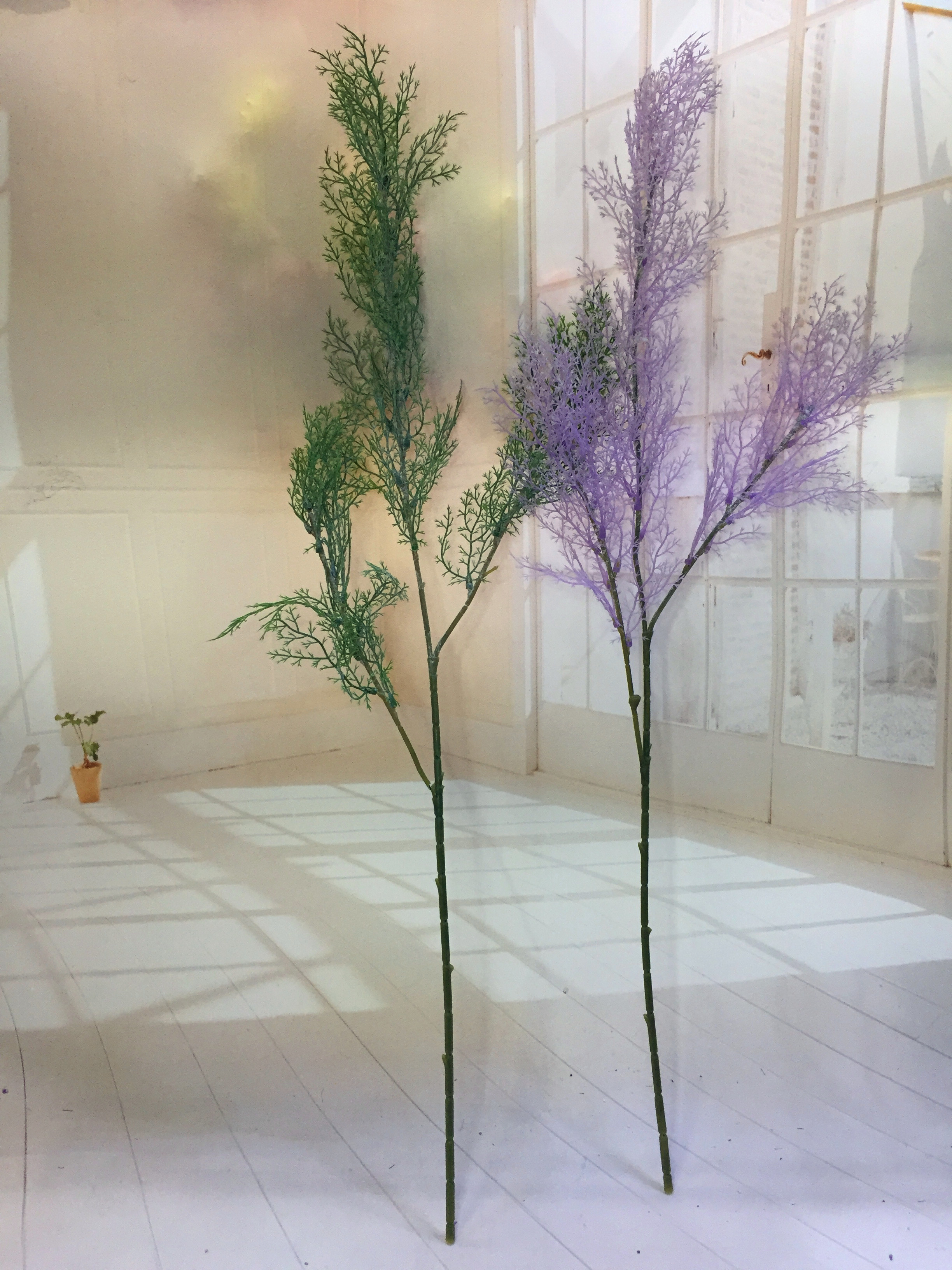 Factory direct sales of single fog pine artificial flowers details Picture