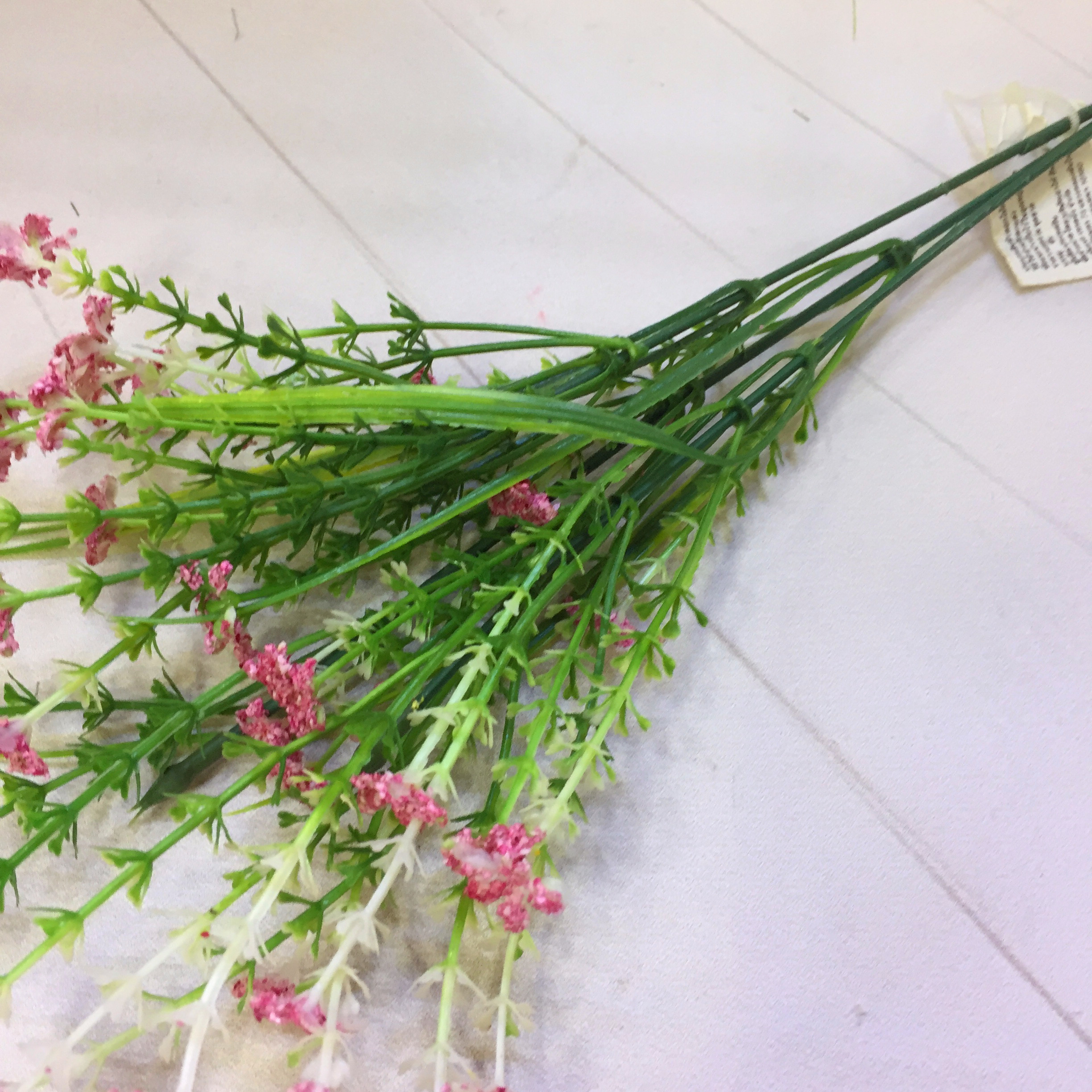 Factory direct sales of 5-head bamboo leaf foam 3-pronged grass artificial flowers details Picture