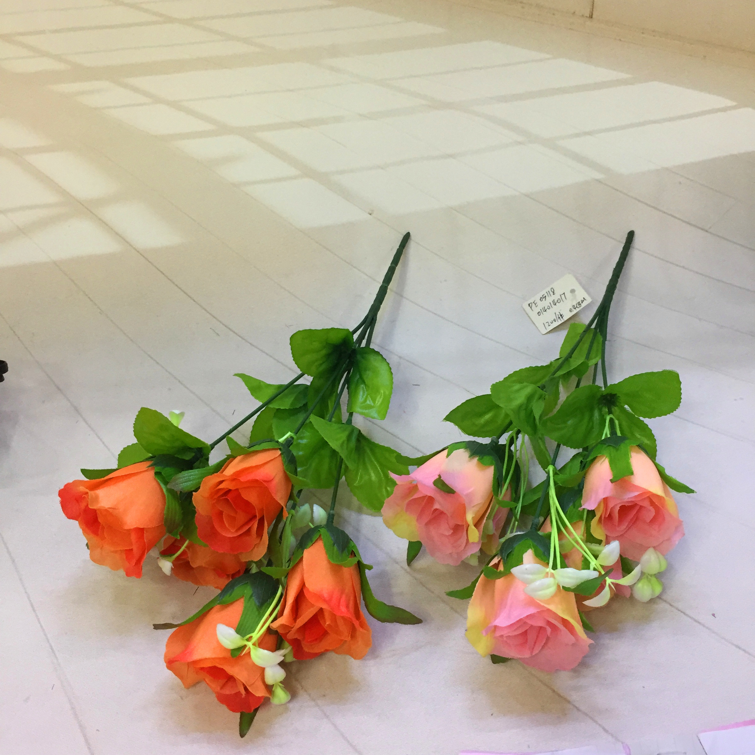 Factory direct sales of PE05118 artificial flowers Specification drawing