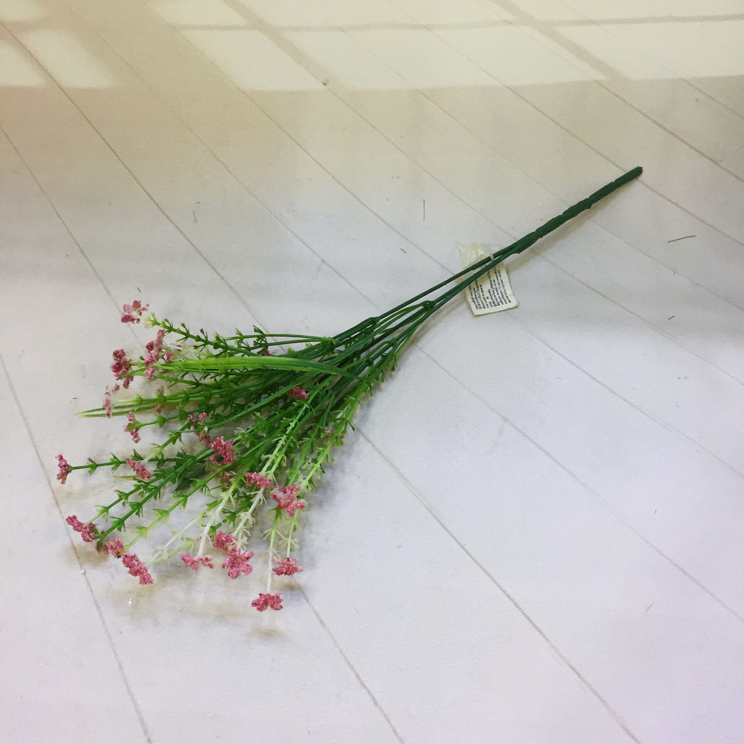 Factory direct sales of 5-head bamboo leaf foam 3-pronged grass artificial flowers Specification drawing