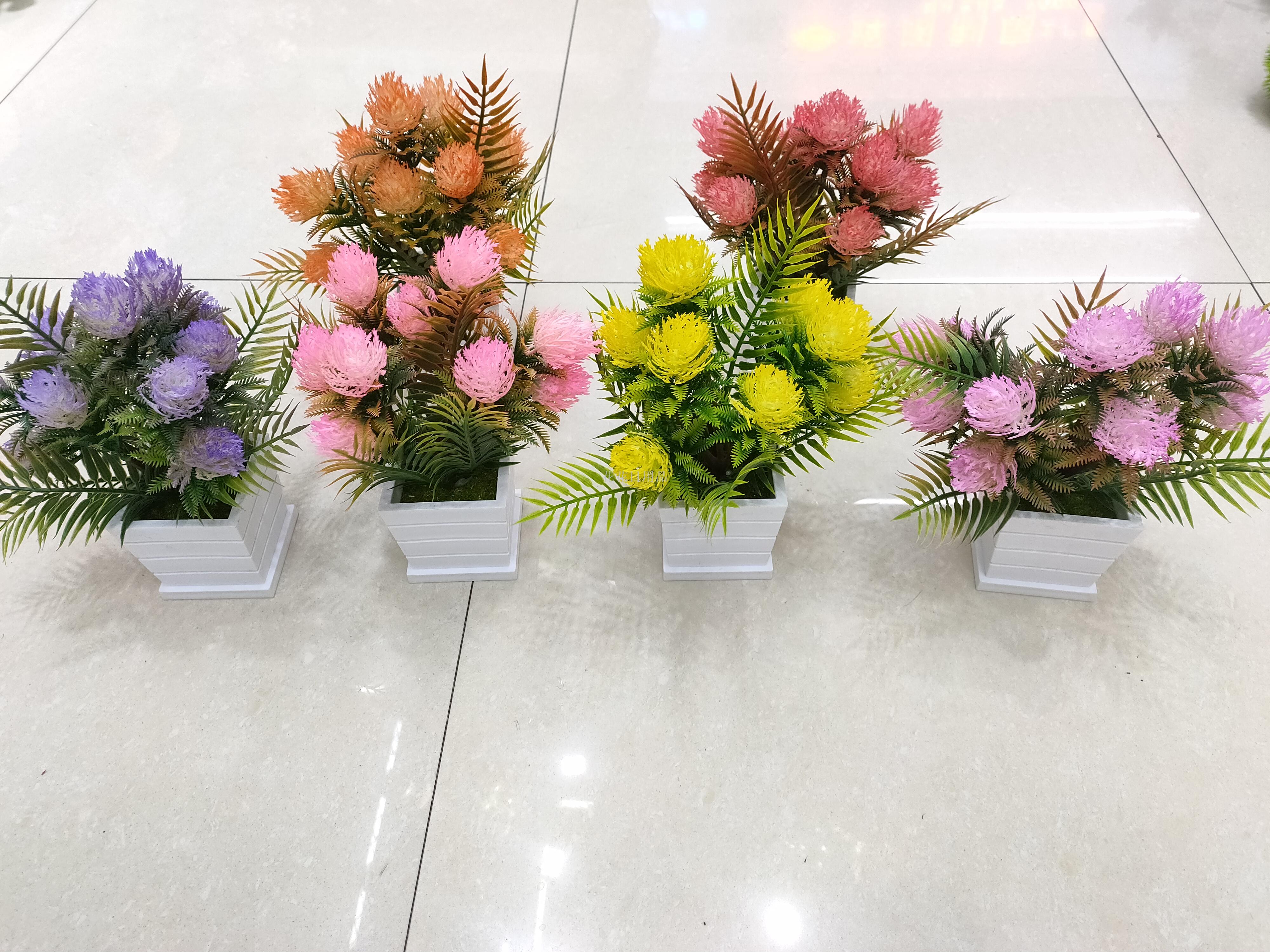 New simulation plastic flower decoration wholesale simulation flower decoration birthday gift fake flower office export flower
