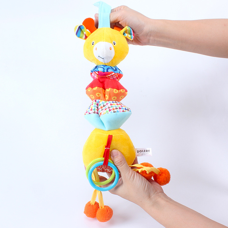 Baby animal music bell cart, battery-free baby stroller, bell plush toy Application Scenario