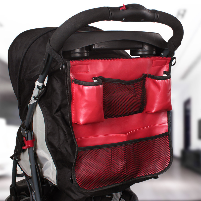 Baby stroller hanging bags, bottle storage bags, car seat storage bags, children's stroller storage bags details Picture