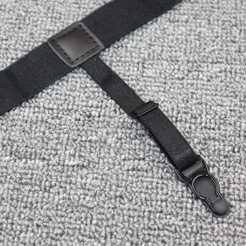 High-quality elastic PU fixed straps for men, black hosiery straps for shirts, anti-slip hosiery strap manufacturer for cross-border supply Application Scenario