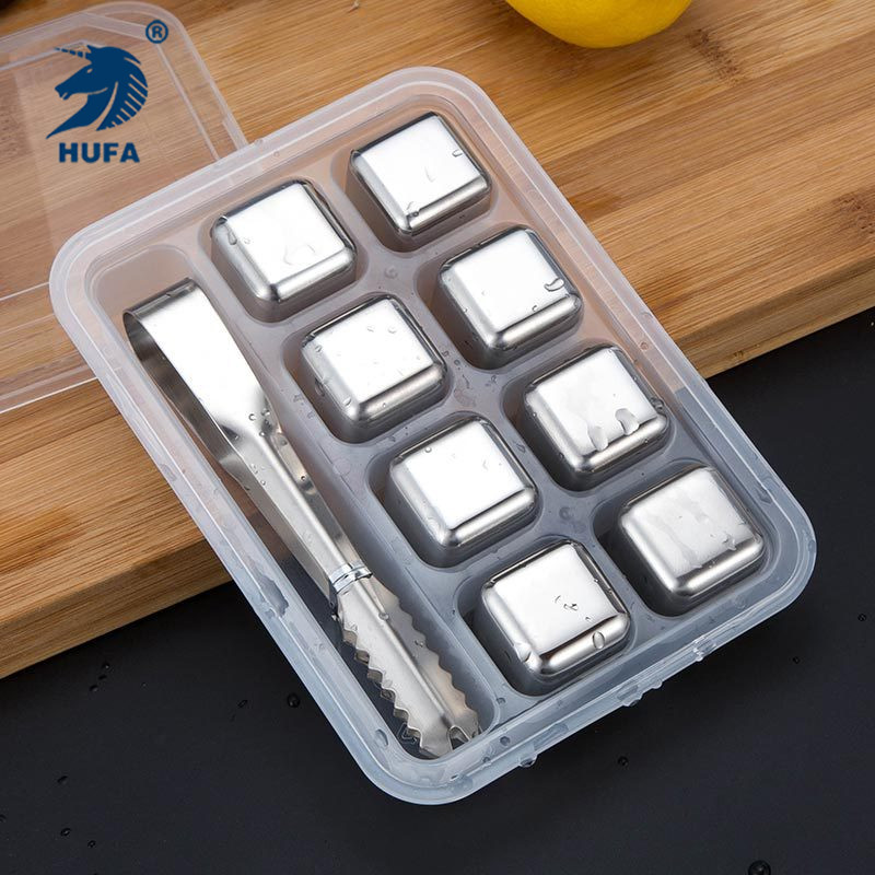 Stainless steel 304 ice cubes, quick-freezing ice grains, metal ice grains, coffee beverages, whisky, bar wine utensils, creative supplies, stainless steel ice wine stones, bar supplies, beer utensils, stainless steel beer multi-purpose ice cubes. details Picture